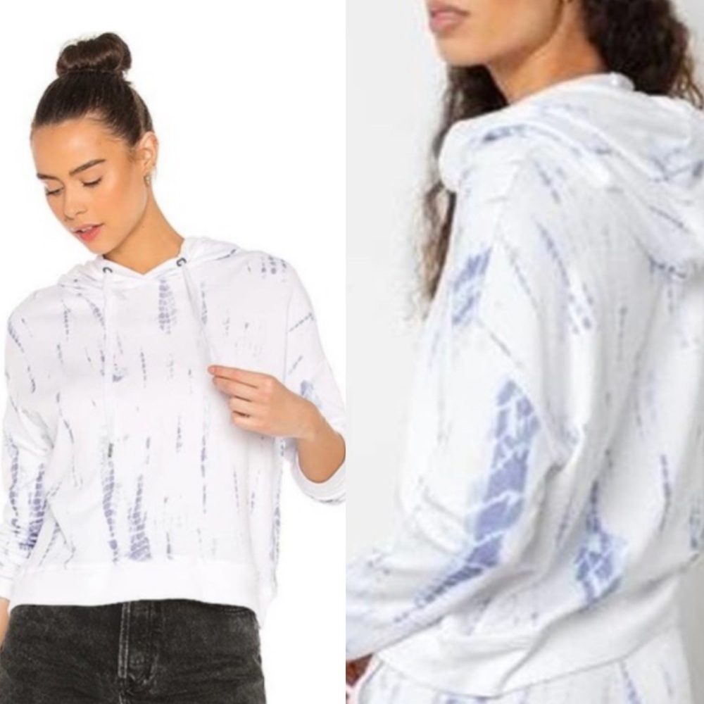RAILS Murray Cloud Tie Dye Pullover Hoodie Sweatshirt XS